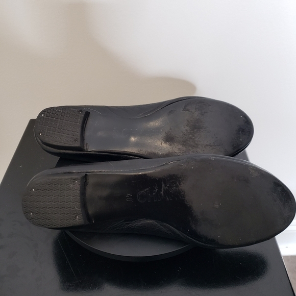 Chanel Ballet Flats Black Size 40 US 9 - Picture 7 of 12